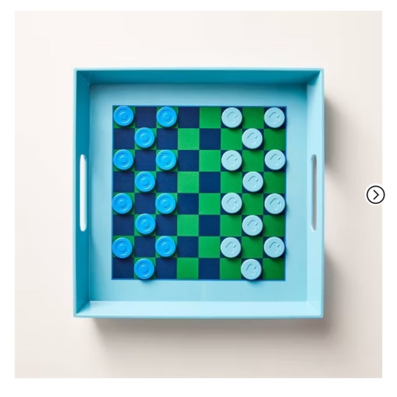 NWT Kate Spade New York x Target Melamine 2-in-1 Checkers and Serve Tray - Picture 5 of 9